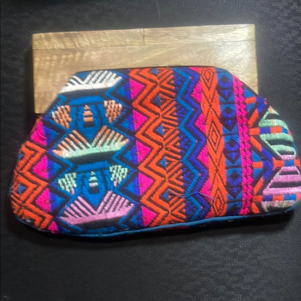 Colorful Patterned Clutch Bag - Picture 4 of 17
